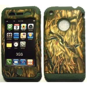  Camo Ducks on Sage Silicone for Apple iPhone 3G 3GS Hybrid 