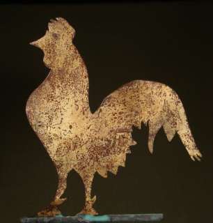   POULTRY SIGN from CAWOOD HOMESTEAD, GILDED BRASS, 20.5  X 9.5. AAFA