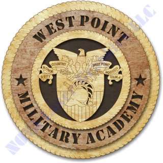 West Point U.S. Military Academy Birch Wall Plaque  