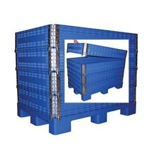   SOLUTIONS Multi Height Bulk Container   Blue Industrial & Scientific
