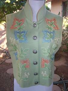 Western Embroidered Vest~Double D Ranch Wear~NWOT  