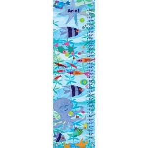  Oopsy Daisy Friendly Fish Party Personalized Growth Chart 