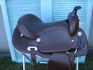   16 SYNTHETIC LIGHT WEIGHT, EASY TO CARE FOR Western TRAIL SADDLE