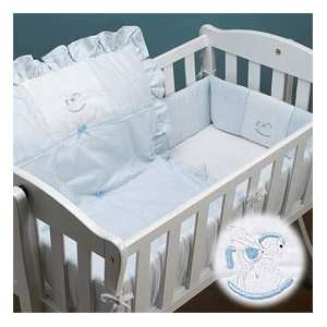    Rocking Horse Cradle Bedding   Color Blue   Size 15x33 Baby