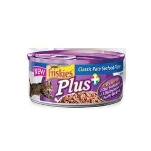  Friskies Plus Classic Pate Seafood Platter Canned Cat Food 
