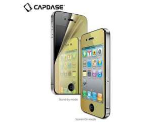 CAPDASE Gold Crystal Clear&Glass Mirror Front Screen Protector for 