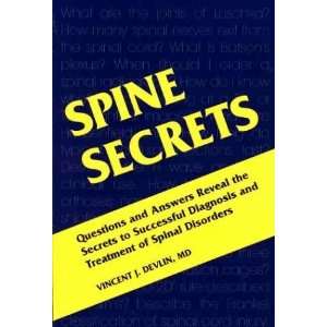  Spine Secrets [Paperback] Vincent J. Devlin Books