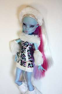Monster High Doll Abbey Bominable Repaint Custom OOAK  