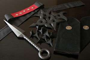 Ninja Black and Red Accessories and Weapons Set#3  