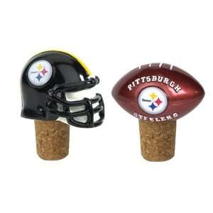  Steelers NFL Wine Bottle Cork Set (2.25 inches)