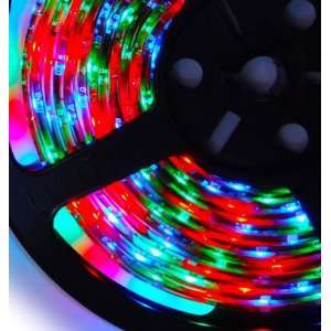 LED Light Strip   Waterproof 12 Volt 300 LEDs (RGB) (.5H x 8.5W x 9 