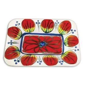  Handmade Allegria Rectangular Platter From Italy  B20A 