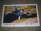 Jake Weimer Motocross Racer Autographed Poster 2010  