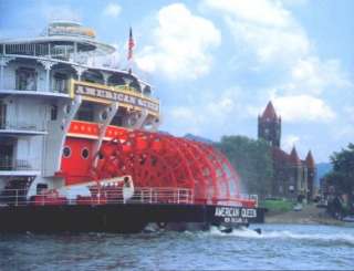 Postcard American Queen Riverboat Paddlewheel Steamboat  