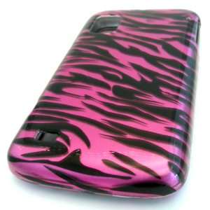  NEW ZTE N860 Warp Pink Zebra Design Gloss Smooth Case Skin 