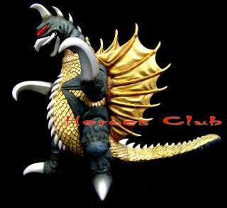   gigan measure 13 tall made of vinyl weight approximately 3 lbs amp 12