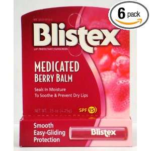 Blistex Lip Protectant/Sunscreen Medicated Berry Balm SPF 15, 0.15 Oz 