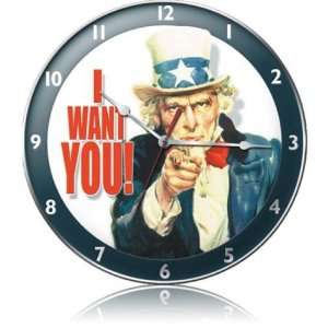  Uncle Sam Allied Military Clock   Victory Vintage Signs 