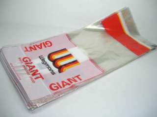 50 VINTAGE WEGMANS GIANT WHITE PLASTIC BREAD BAGS  