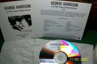 George Harrison / Beatles Let It Roll Advanced Promo cd 