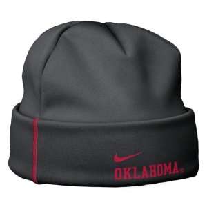   Black Football Sideline Therma FIT Training Knit Hat Sports