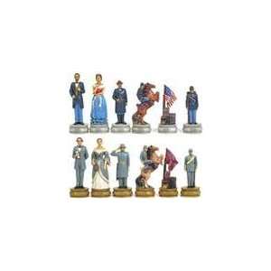  Civil War Chess Set Ii, King3 1/4 inch Toys & Games
