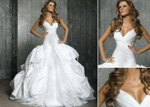 2011 Wedding Evening Dress PromBall Gown Custom★  