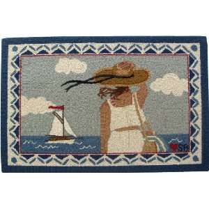    Susan Branch Summer Day 2x3 Hand Hooked Wool Rug
