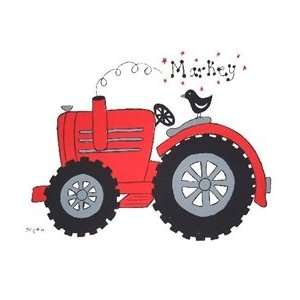  Tractor   Red Personalized Pillowcase