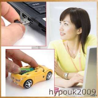 NEW OPTICAL LAPTOP WIRELESS CAR MOUSE PC FOR WINDOWS 7  