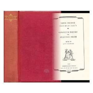   prose / John Donne ; edited by John Hayward John Donne Books