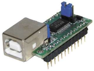 FTDI UM232R module USB to serial UART converter AVR PIC  