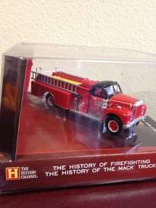 Corgi Mack B Series Closed Cab Pumper FIRE Truck History Channel 