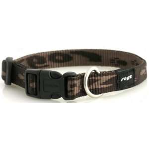  Rogz Alpinist Dog Collar XL Chocolate Brown 17 29 Neck 