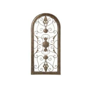  Verdigris Gold Wall Grill Withround Scroll Top Iron 