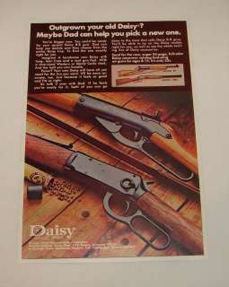 1975 Daisy bb gun ad page ~ OUTGROWN YOUR OLD DAISY?  