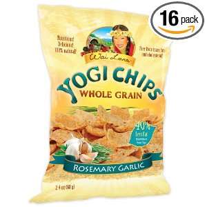 Wai Lana Yogi Chips, Whole Grain Rosemary Garlic, 2.4 Ounce (Pack of 