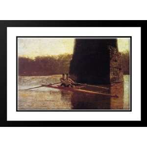  Eakins, Thomas 40x28 Framed and Double Matted The Pair 