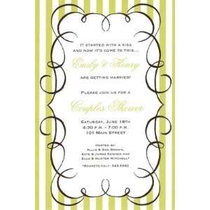  Fluted Flame, Custom Personalized Wedding Invitation, by 