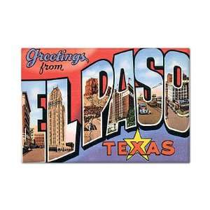  Greetings from El Paso Texas Fridge Magnet Everything 