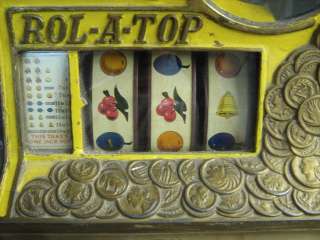 Fantastic Original Early Watling Rol A Top Nickel Slot Machine 