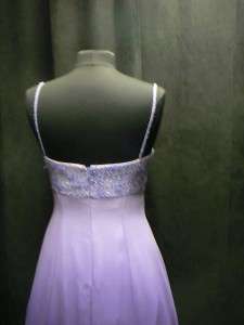 NEW PURPLE PAGEANT FORMAL PROM EVENING GOWN DRESS 8  