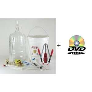  Deluxe Wine Making Kit w/ DVD (High Quality and Durable Wine 