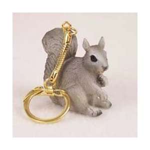  Gray Squirrel Keychain