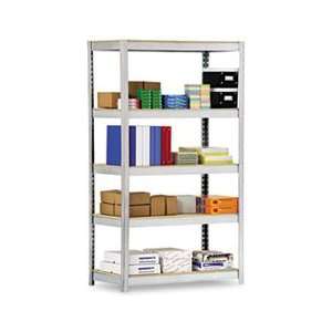  Industrial Shelving, 5 Shelves, 48w x 18d x 72h, Silver 