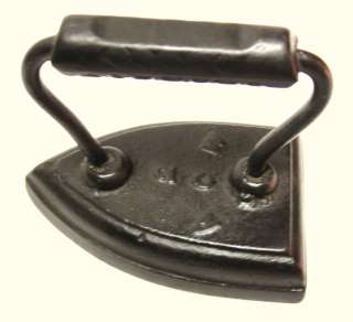Vintage ACW #2 Small Child Iron Sad Flat Iron  