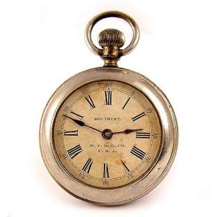 westclox 1902 regiment nysg pocket watch western clock co rare