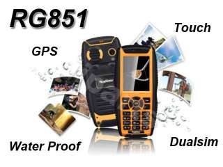 LM851/RG851 IP57 WaterProof 2SIM 2MP Touch GPS PTT 1800mAH Ultra 