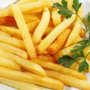  Side Dish French Fries Served with Parsley   Peel and 