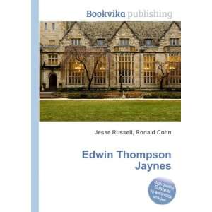  Edwin Thompson Jaynes Ronald Cohn Jesse Russell Books